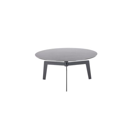 Dohányzóasztal BALANCE átm. 80 cm szürke/antracit