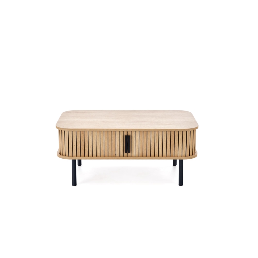 Dohányzóasztal CASA 90x50 cm barna/fekete