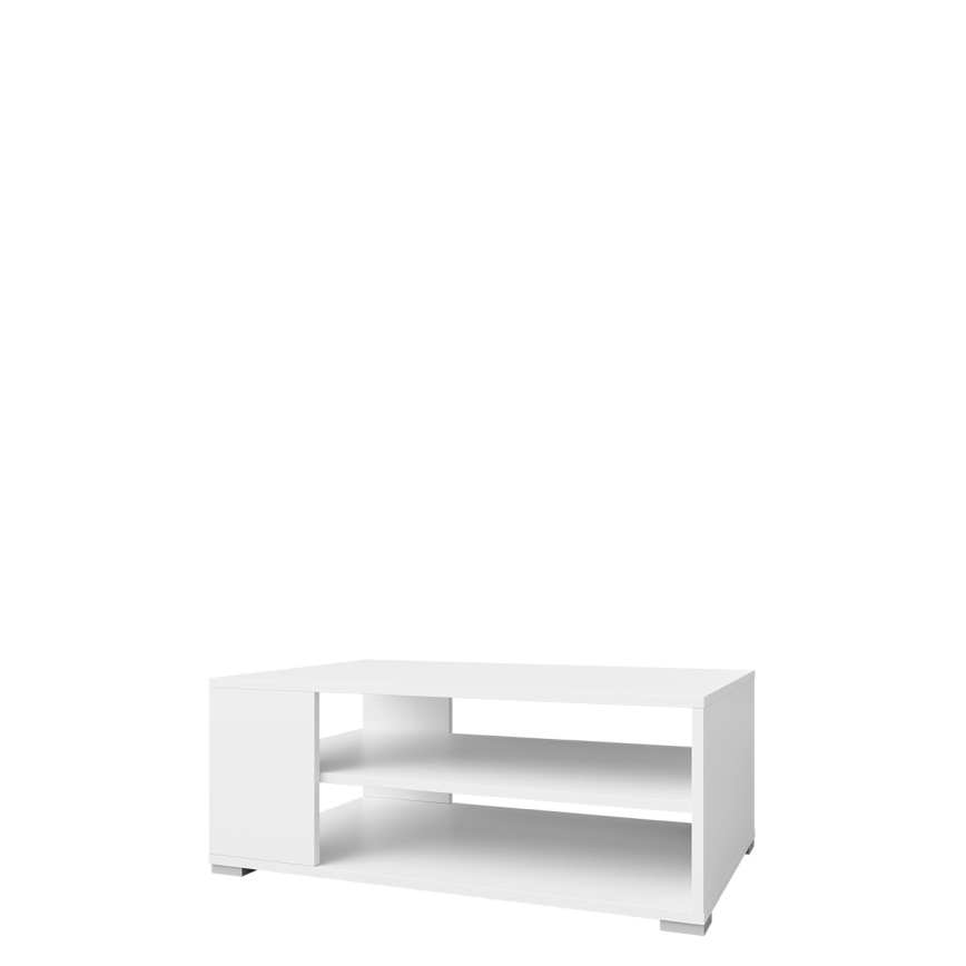 Dohányzóasztal GIMREN 100x40 cm fehér
