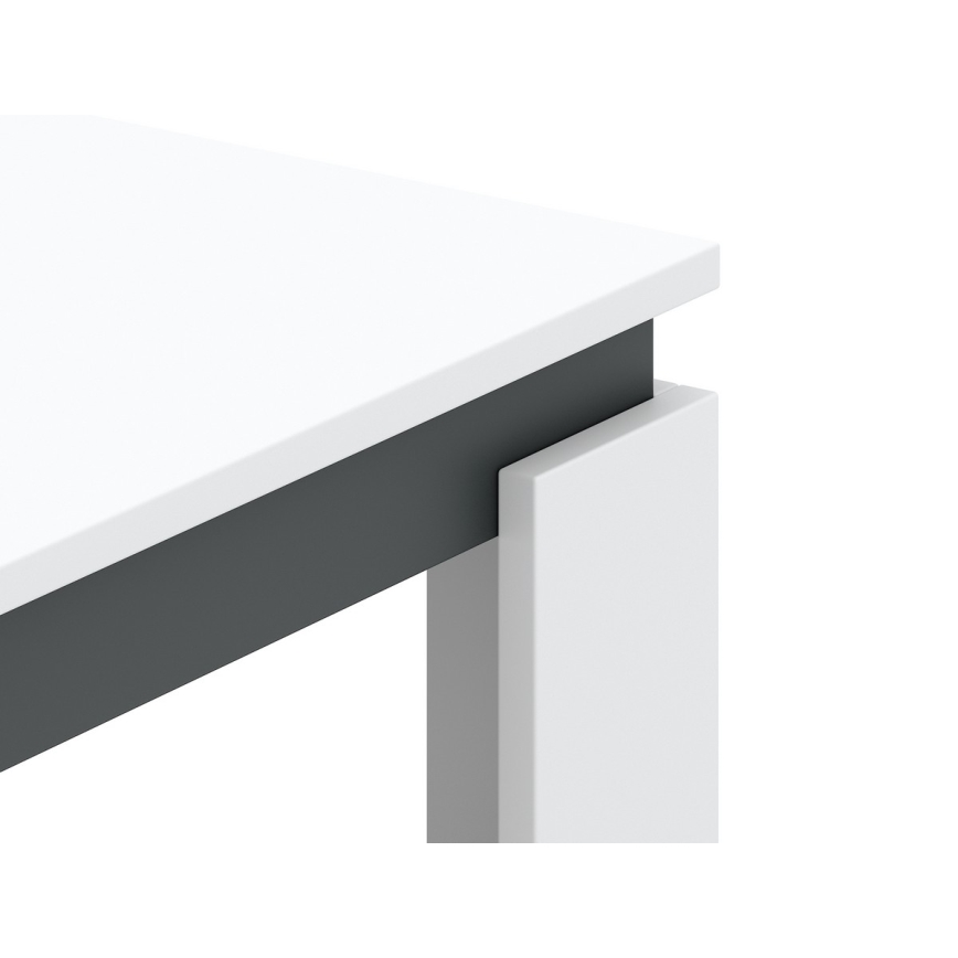 Dohányzóasztal OLAF fehér/antracit