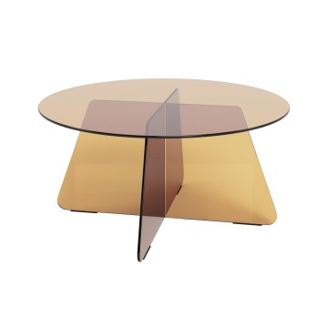 Dohányzóasztal SANOS 80 cm füstbarna
