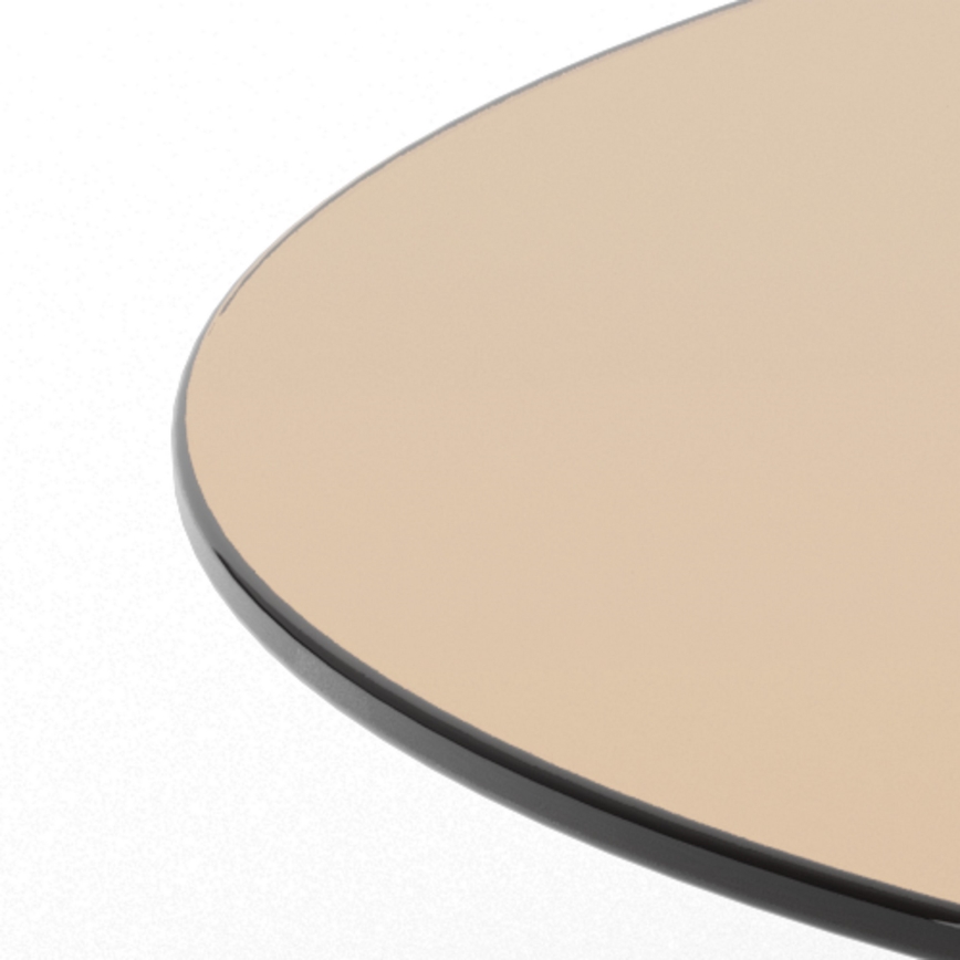 Dohányzóasztal SANOS 80 cm füstbarna