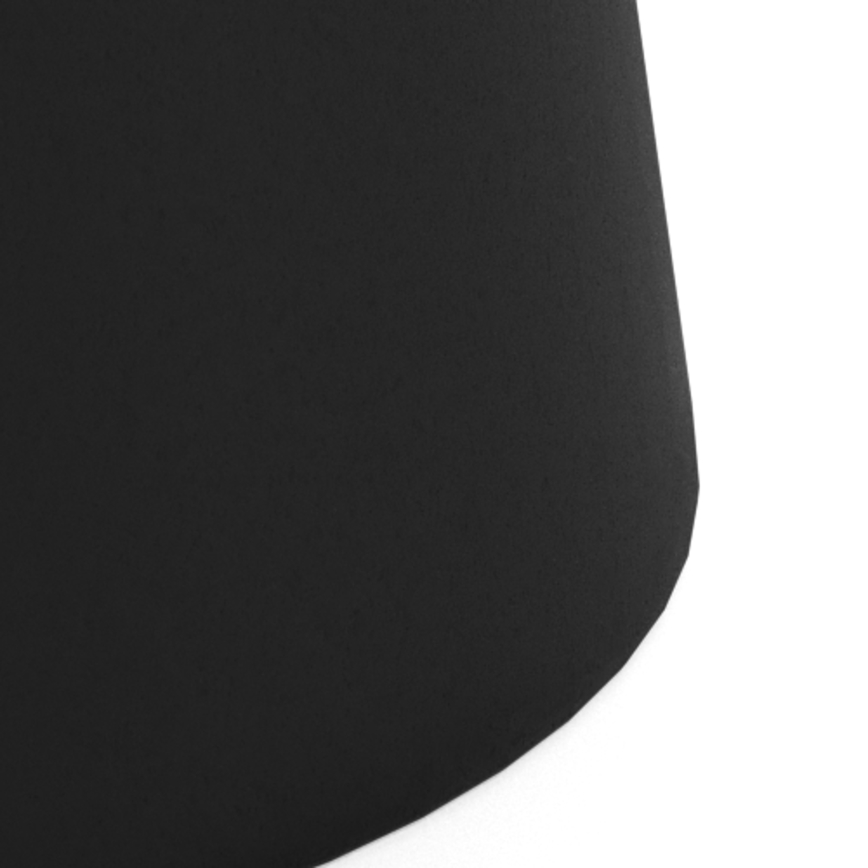 Dohányzóasztal SANTORINI Ø 45 cm fehér/fekete/kerámia