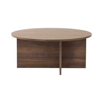 Dohányzóasztal VERUM Ø 90 cm dió