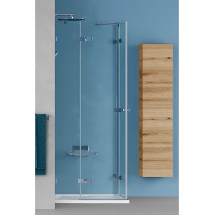 Dřevojas - Függesztett fürdőszobaszekrény ZYLO 35x155 cm tölgy