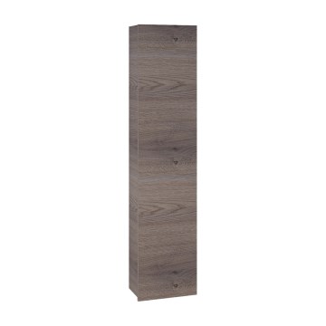 Dřevojas - ZYLO falra szerelhető fürdőszobai szekrény 35x155 cm sötét tölgy
