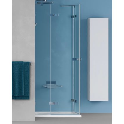 Dřevojas - ZYLO függesztett fürdőszobai szekrény 35x155 cm, fehér