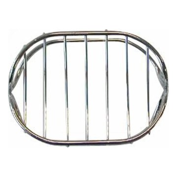 Drótkosár szappantartó 8,4x10,7 cm fényes króm