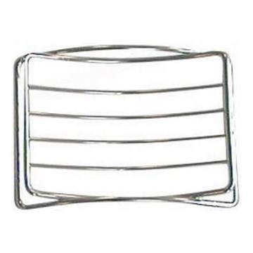 Drótkosár szappantartó 9x11,9 cm fényes króm