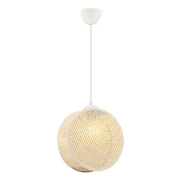 DRUM függőlámpa kábelen, 1xE27/60W/230V, krémszínű