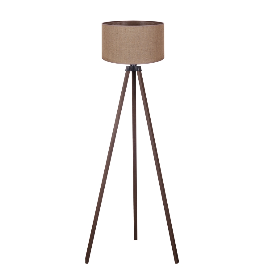 Duolla - Állólámpa 1xE27/60W/230V átm. 44 cm barna