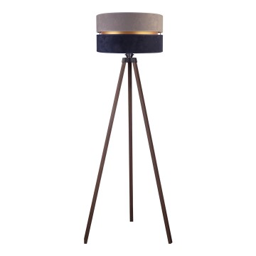 Duolla - Állólámpa DUO 1xE27/60W/230V átm. 44 cm szürke/kék/barna