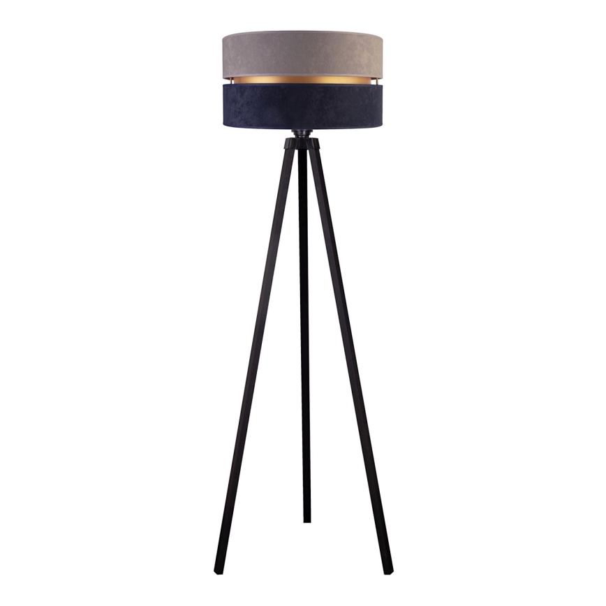 Duolla - Állólámpa DUO 1xE27/60W/230V átm. 44 cm szürke/kék/wenge