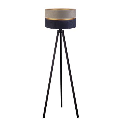 Duolla - Állólámpa DUO 1xE27/60W/230V átm. 44 cm szürke/kék/wenge