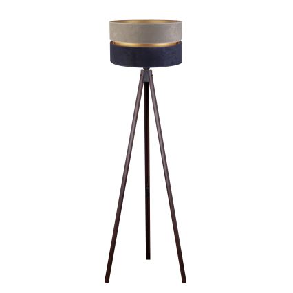 Duolla - Állólámpa DUO 1xE27/60W/230V átm. 44 cm szürke/kék/wenge