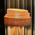 Duolla - Állólámpa YUTE TRIO 1xE27/15W/230V átm. 45 cm barna/szürke/bézs