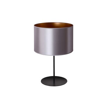 Duolla - Asztali lámpa CANNES 1xE14/15W/230V 20 cm ezüst/réz/fekete