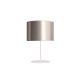 Duolla - Asztali lámpa CANNES 1xE14/15W/230V 20 cm szürke/fehér