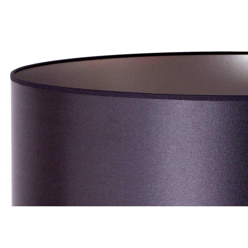 Duolla - Asztali lámpa CANNES 1xE14/15W/230V átm. 20 cm fekete/ezüst