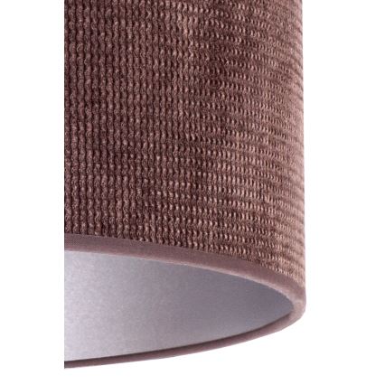 Duolla - Asztali lámpa LYON 1xE27/15W/230V átm. 30 cm barna