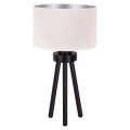Duolla - Asztali lámpa LYON 1xE27/15W/230V krém