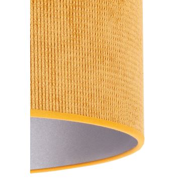 Duolla - Asztali lámpa LYON 1xE27/15W/230V sárga
