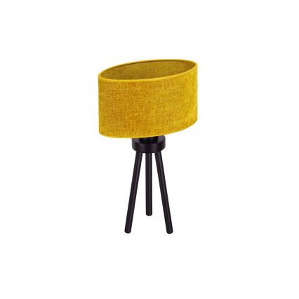 Duolla - Asztali lámpa OVAL 1xE27/15W/230V átm. 30 cm barna