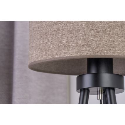 Duolla - Asztali lámpa OVAL 1xE27/15W/230V átm. 30 cm barna