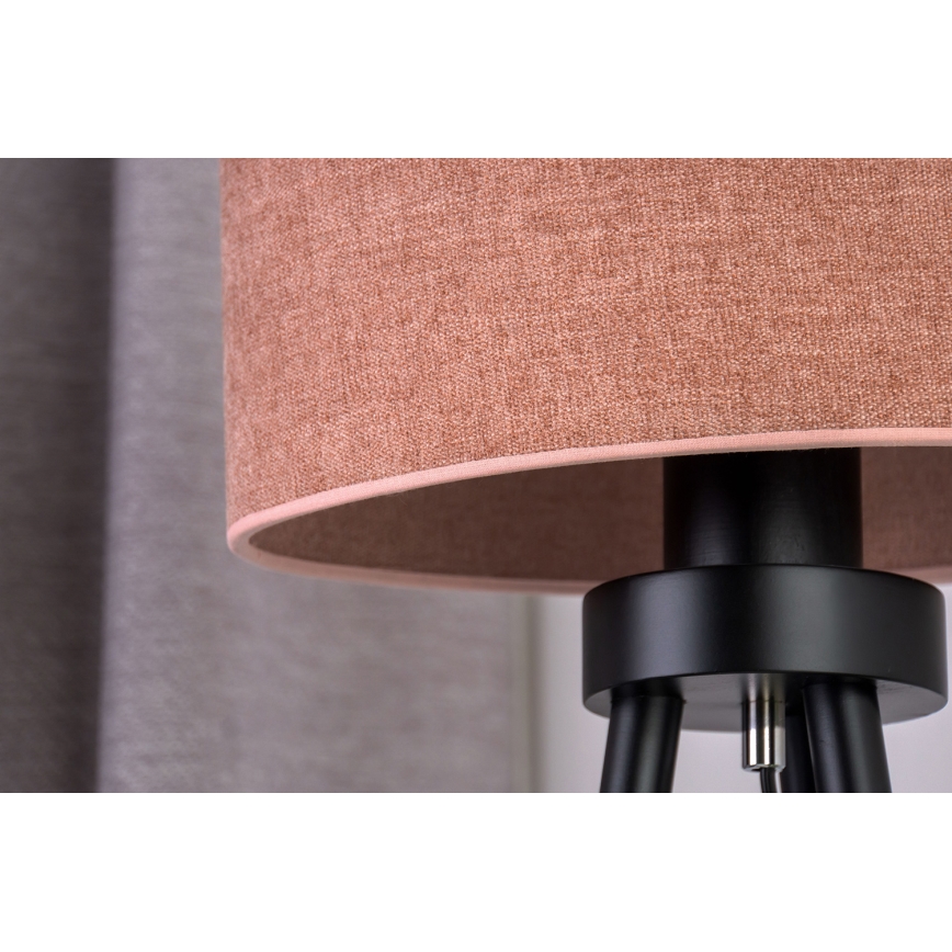 Duolla - Asztali lámpa OVAL 1xE27/15W/230V átm. 30 cm rózsaszín