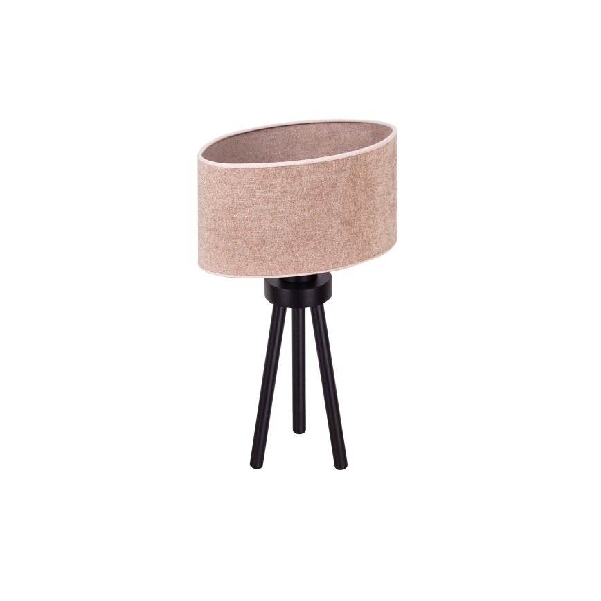 Duolla - Asztali lámpa OVAL 1xE27/15W/230V átm. 30 cm rózsaszín