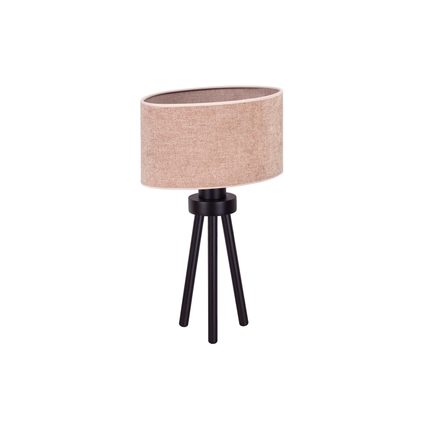 Duolla - Asztali lámpa OVAL 1xE27/15W/230V átm. 30 cm rózsaszín