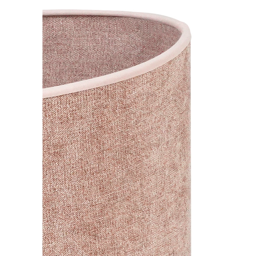 Duolla - Asztali lámpa OVAL 1xE27/15W/230V átm. 30 cm rózsaszín