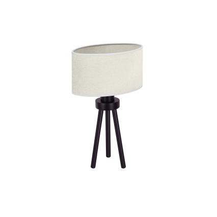 Duolla - Asztali lámpa OVAL 1xE27/15W/230V átm. 30 cm szürke