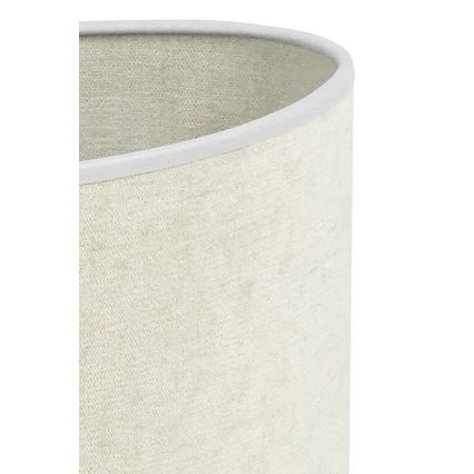 Duolla - Asztali lámpa OVAL 1xE27/15W/230V átm. 30 cm szürke