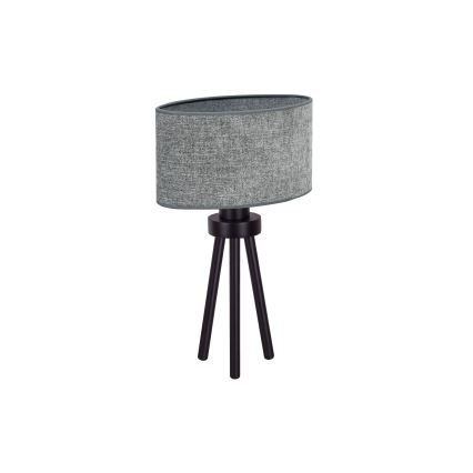 Duolla - Asztali lámpa OVAL 1xE27/15W/230V átm. 30 cm szürke