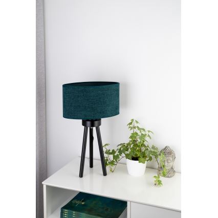 Duolla - Asztali lámpa OVAL 1xE27/15W/230V átm. 30 cm zöld