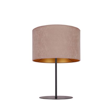 Duolla - Asztali lámpa ROLLER 1xE14/15W/230V átm. 20 cm bézs/arany