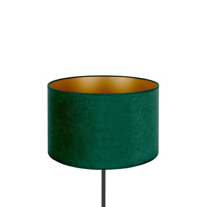 Duolla - Asztali lámpa ROLLER 1xE14/15W/230V átm. 20 cm sötétzöld/arany