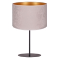 Duolla - Asztali lámpa ROLLER 1xE14/15W/230V szürke/arany