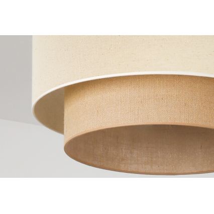Duolla - BOHO mennyezeti lámpa 3xE27/15W/230V átm. 60 cm krémszínű/bézs