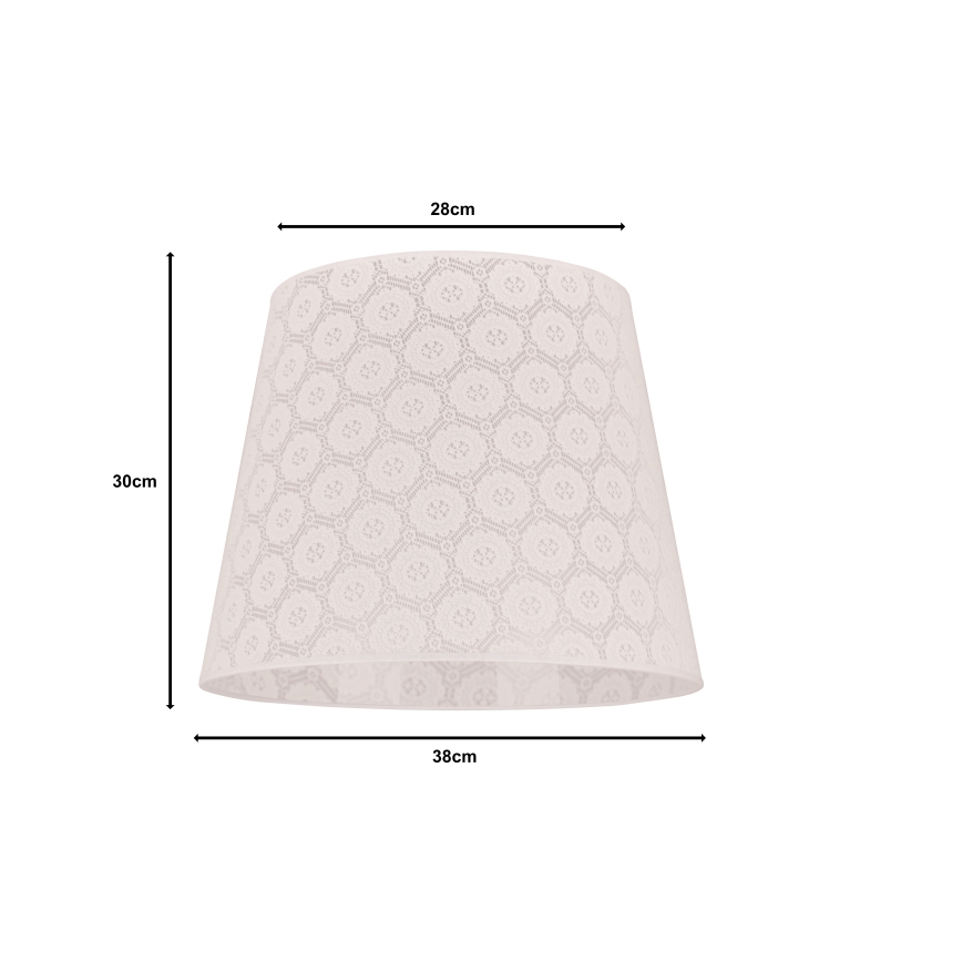 Duolla - Állólámpa búra CLASSIC L E27 átmérő 38 cm fehér