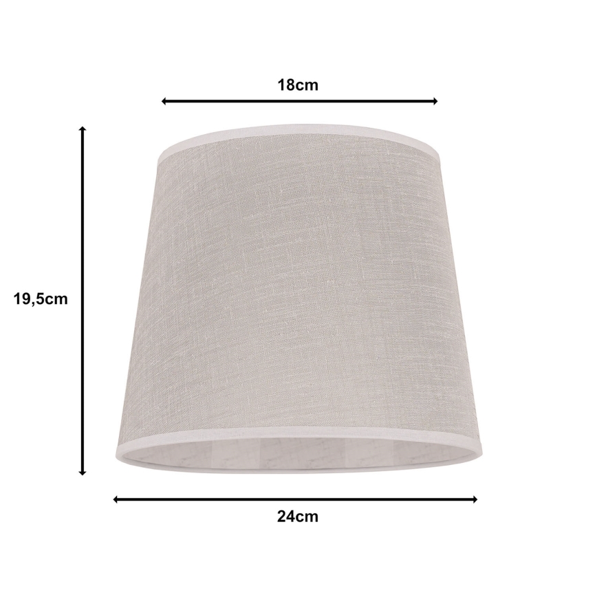 Duolla - Asztali lámpa árnyékoló CLASSIC M E27 átmérő 24 cm bézs