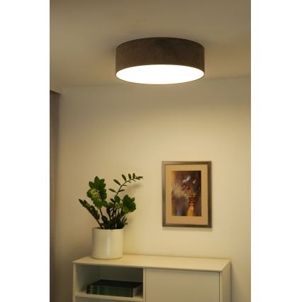 Duolla - LED mennyezeti lámpa CORTINA LED/26W/230V átm. 30 cm 4000K barna