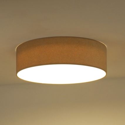 Duolla - LED mennyezeti lámpa CORTINA LED/26W/230V átm. 30 cm 4000K bézs