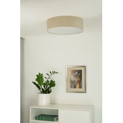 Duolla - LED mennyezeti lámpa CORTINA LED/26W/230V átm. 30 cm 4000K bézs