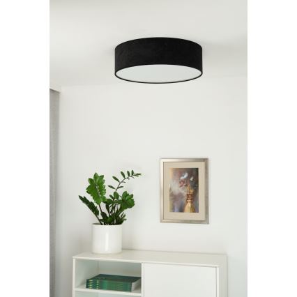 Duolla - LED mennyezeti lámpa CORTINA LED/26W/230V átm. 30 cm 4000K fekete