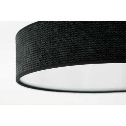 Duolla - LED mennyezeti lámpa CORTINA LED/26W/230V átm. 30 cm 4000K fekete