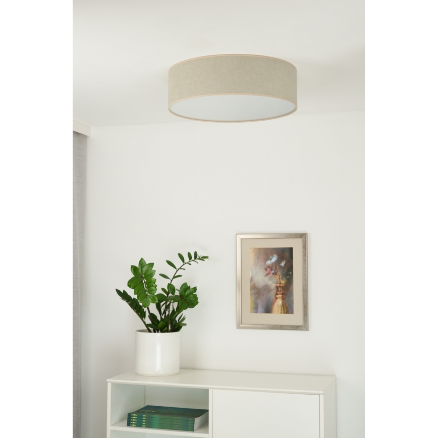 Duolla - LED mennyezeti lámpa CORTINA LED/26W/230V átm. 45 cm 4000K bézs