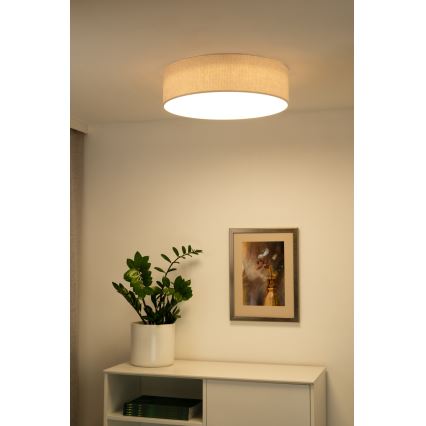 Duolla - LED mennyezeti lámpa CORTINA LED/26W/230V átm. 45 cm 4000K krémszínű