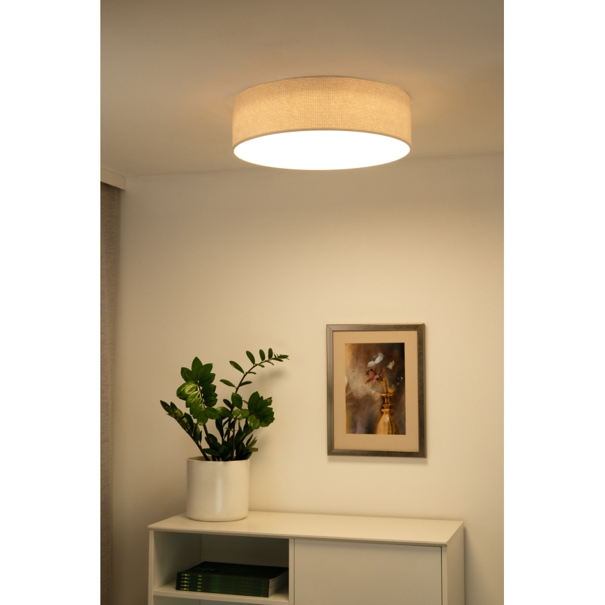 Duolla - LED mennyezeti lámpa CORTINA LED/26W/230V átm. 45 cm 4000K krémszínű